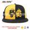 Custom Flat Brim Rasied 3d Embroidery Snapback Cap
