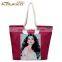 New style canvas shopping bags cheap canvas tote foldable shopping bags