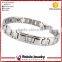 Magnetic stainless steel bracelet with stone,bio magnetic bracelet