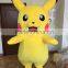 2017 Yellow pikachu costume mascot/pikachu mascot costume/mascot costume