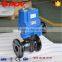 flange connection explosion proof WCB electric ball valve with handle wheel