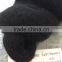 dyed black Chinese wool top, 22mic, 75mm