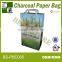 Double layer kraft paper charcoal bag