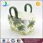 Coconut Tree Ceramic Basket Ware For Kitchen