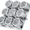9 Pieces Stainless Steel Magnetic Container Spice Rack Set