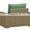 round rattan outdoor furniture single sofa modern sofa seat