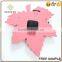 creative maple leaf mute hanging decorative wall watch