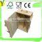 FSC high quality antique wooden wine box