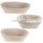 Oval proofing basket, rattan banneton