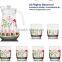 1000ml 1300ml glass pitcher sets glass jar and 6pcs cup set glass col water jug set