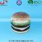 Special Design Ceramic Hamburger Money Box, Creative Coin Bank for Kids Gift
