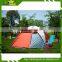 4 Person Double Layer Polyester Camping Family Tent With Fibre Glass Pole