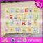 2017 Top fashion educational toddlers wooden alphabet puzzle W14M101