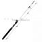 White Color 2-Section Fiberglass Spinning Fishing Rod