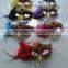 party mask with Flowers and feathers decoration accessory