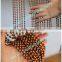 Home Decoraitve 6mm Copper Coloured Hanging Metal Beaded Partition