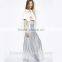 Lastest fashion korean long skirt women sequin skirt