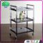 New Fashion Hotel Furniture Wine Service Cart Metal Decoration Trolley For Sale