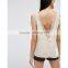 2016 Sexy Deep Plunge Lace Insert Camisole Vest For Women HST9594