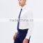 Hot Selling Plain White Office Business Men's Uniform Shirt With Tie