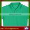 Customed Men's Pure Cotton Pique Fitted Blank Green Short Sleeve Polo Neck Shirt