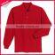 Cheap Wholesale Clothing Polo Collar Mens Long Sleeve Custom Plain Polo Tshirt