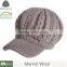 Fancy hats for women, wool knitted winter hats lady hat