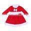 New Arrival Red Christmas Santa Suit Wholesale Children Clothes Christmas Kids Outfits