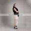Myfur Warm Black Real Fox Fur Waistcoat for Women and Girl