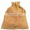 Eco-Friendly Unlaminated Jute bag With Drawstring - features a drawstring closure and comes in large and small with your logo.