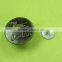 Classic antique shank button 17mm custom logo denim metal tack button for jeans