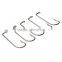 The Best Quality Fishing Tools Lot 100PCS Jig Hook Jig Big Stainless Steel Fishing Hooks White Color Fish Hook Size 2