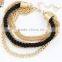braided multilayer bracelet alloy bangle jewelry gold plated pulseras women bracelets
