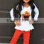 wholesale hot sale stripe Thanksgiving child wearing