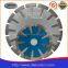 Diamond sintered concave saw blade