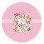 Peru custom print round beach towel 150cm with fringe