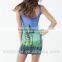 2015 New Tight Sexy Short Dress AURORA SKYE DRESS Digital Printing Mini Skirt Package Hip Cool Summer dress S119-74