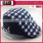 Unisex winter ivy cap blank simple cotton duckbill hat