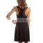C42 Crochet Racerback Cover-Up Fashion Beach Dress