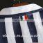 Women striped dress fashionable lady dress button design cotton dress