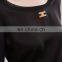 2017 Fashion Designs High Quality Soft Touch Stretch Cotton Long Sleeve Slim Fit Custom Women T Shirt