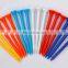 45mm bulk mixed colors plastic golf tees