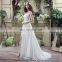 Wholesale Sweetheart Sleeveless Lace-Up Side Split Beaded Chiffon Wedding Dresses SQS036