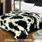 100%acrylic blanket  / blanket /flannel fleece print blanket with sherpa / acrylic blanket
