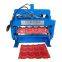 Africa hot design metal roofing double layer glazed tile forming machine