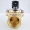 GOGO 2 way Pneumatic Brass 2 inch water solenoid valve zero pressure start AC220V Orifice 50mm normal close PU-50 with plug type