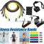 Top Supplier Exercise 11 Piece Resistance Bands Set Elastic Exercise Latex Resistance Bands Set