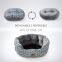 Warm Calming Warm Dog Donut Cuddler Oxford Pet Bed Donut Dog Cat Bed