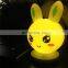 Rabbit shape ABS plastic shell led light touch sensor light with remote BUNNY led night for lamps home decor