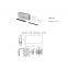 Easy to Install High Quality Aluminum U channel Stair Handrail Slot Tube Balustrade Railing Fittings
